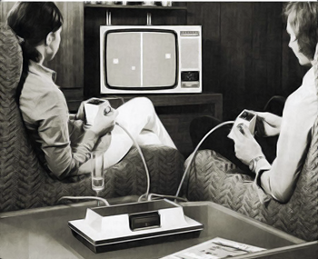 Домашний досуг с приставкой Magnavox Odyssey в 1970-х